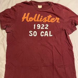 Hollister Maroon T-Shirt